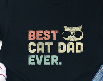 Beste Katze Papa überhaupt Shirt für Männer T-Shirt Tshirt T-Shirt T-Shirt Katzen-Liebhaber Geschenk Geschenke Hoodie Sweatshirt Lustiger Besitzer Papa Liebhaber Vater Besitzer
