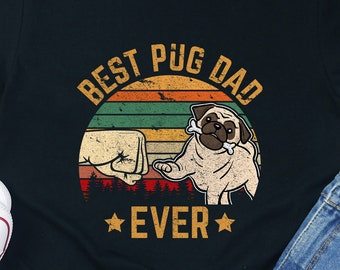 pug dad t shirt
