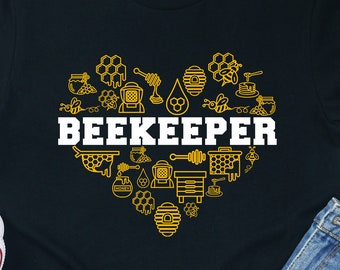 T-shirt met afbeelding van imkerhart - Save The Bees-shirt
