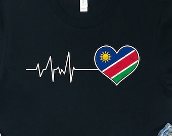 Namibia Flag Shirt Gift Namibian Pride National Heritage Culture Tee TShirt Identity Africa Souvenir