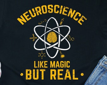 Neuroscience Neuro Technician Shirt Educational Gift Tee Professional Lab Tshirt Apparel Medical Science Career