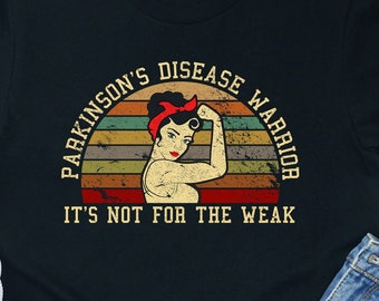 Parkinson's Disease Warrior T-Shirt: Awareness Support Gift