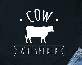 Camiseta del susurrador de vacas: regalo divertido para los amantes de las vacas