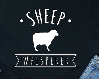 Sheep Whisperer Shirt / Hoodie / Sweatshirt / Tank Top / Sheep Mom Gift / Sheep Dad Shirt / Sheep Owner / Sheep Lover Gift / Sheep Tee