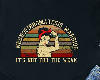 Neurofibromatosis Awareness Shirt Gift Warrior Fighter Survivor Family Tee TShirt NF Support Ribbon Advocacy