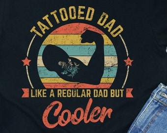 Uomo Tattoo Father Gift Tattooed Dad Like a Normal Dad but Cooler Canotta