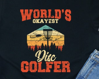 Lustig Disc Golf Shirt Frisbee Golfer Platz Werfen Outdoor Sport Abschlag Geschenk Tshirt