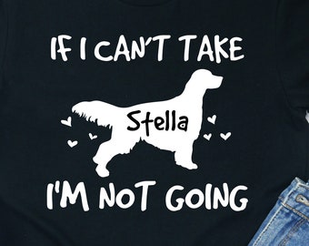 English Setter Mom Shirt: Personalized Dog Name Tee