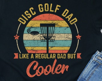 Disc Golf Dad Shirt: Father's Day Gift, Unisex Cotton Blend