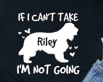 Personalized Cocker Spaniel Mom Shirt Dog Gift Pet Lover Tee Breed Canine Tshirt