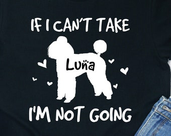 Personalized Poodle Shirt: Custom Dog Mom/Dad Tee