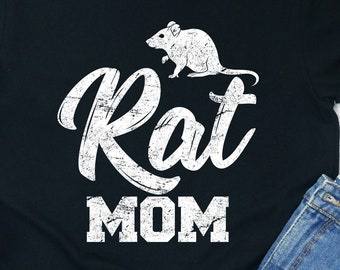 Rat Mom Shirt: Unisex Cotton Tee, Rat Lover Gift