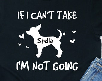 Personalized Chihuahua Shirt: Custom Dog Mom Tee