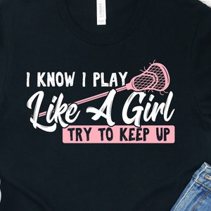 Girls Lacrosse Shirt Etsy Canada