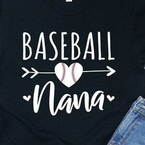 Baseball Nana T-Shirt / Hoodie / Sweatshirt / Tank Top / Baseball Nana Gift / Baseball Grandma Shirt / Baseball Mimi Tee / Baseball Grammy