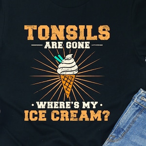 Tonsil Removal Shirt: &quot;Where&#39;s My Ice Cream?&quot; Kids Tee