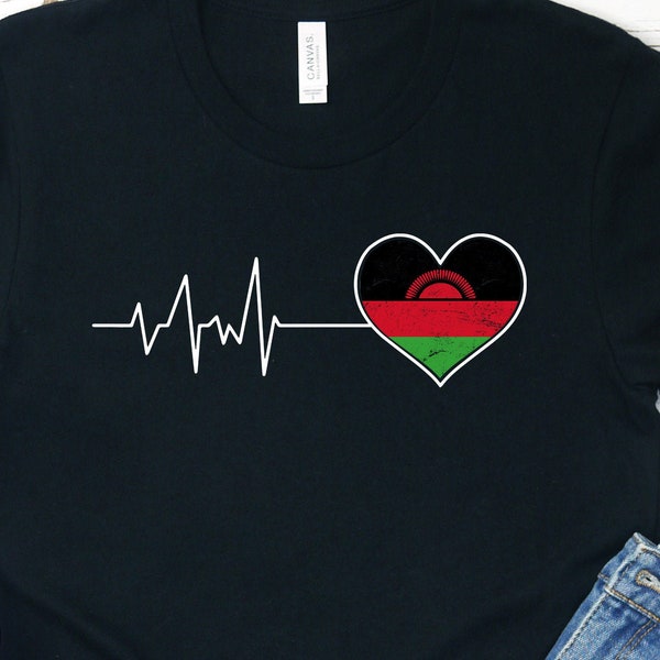 Malawi Shirt / Hoodie / Sweatshirt / Tank Top / Malawi Gift / Malawi Tshirt / Malawi Flag Shirt / Malawian Shirt / Malawian Gift / Present