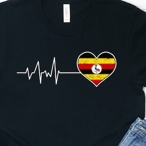 Uganda Shirt / Hoodie / Sweatshirt / Tank Top / Uganda Gift / Uganda Flag / Uganda Tshirt / Uganda Tee / Ugandan Gift / Proud Ugandan Tee