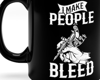 Funny Tattoo Artist Coffee Mug Gift Shop Studio Ink Design Present Professional Creative Humor