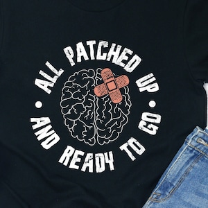 Hersenoperatie shirt kanker T-shirt tumor T-shirt letsel overlevende herstel beterschap krijger shirts ondersteuning mannen vrouwen post had operatie tes