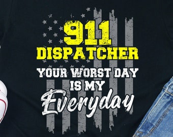 Dispatcher Shirt 911 Operator Gift Emergency Services Tee Support Professional Tshirt Pride