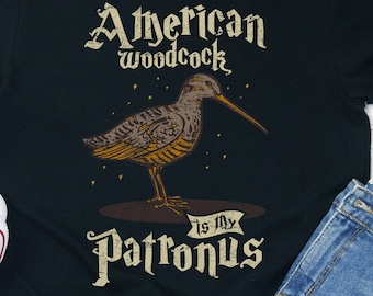 Funny American Woodcock Shirt: Timberdoodle Birding Gift