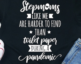 T-shirt stiefmoeder cadeau moeder cadeau gemengd familie waardering stiefmoeder aanwezig T-shirt kleding grafisch ontwerp