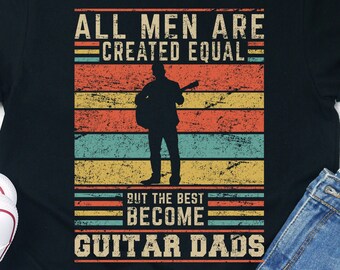 Guitar Dad Shirt: Retro Style Graphic Tee