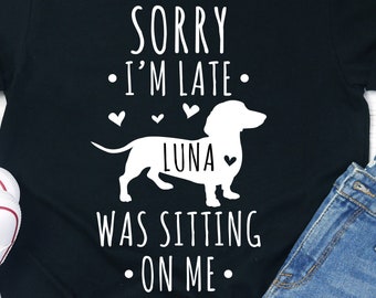 Personalized Dachshund Shirt: Custom Doxie Gift for Dog Lovers