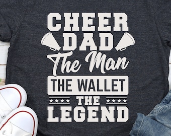 Cheer Dad SVG / Cheer Daddy PNG / Vector / Cheerleading Cut File / Eps / Dxf / Clipart / Design / Silhouette / Cricut / Digital Download