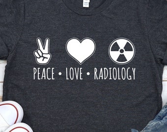 Radiology Shirt Radiologist Xray Tech Imaging Medical Diagnostic Clinic Tee Professional Gift Healthcare Tshirt