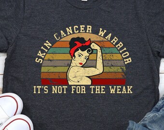 Skin Cancer Warrior T-Shirt: Melanoma Awareness Support Tee