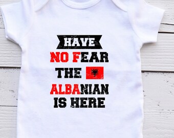 Albania Baby Onesie: Albanian Toddler & Infant Shirt