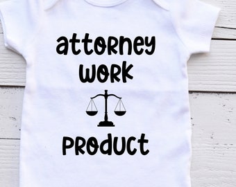 Lawyer Baby Onesie Gift Attorney Infant Outfit Shower Newborn Parents Legal Family