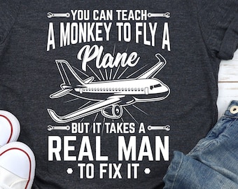 Airplane Mechanic Shirt Aircraft Maintenance Aviation Technician Repair Hangar Tee Professional Gift Tshirt Pilot