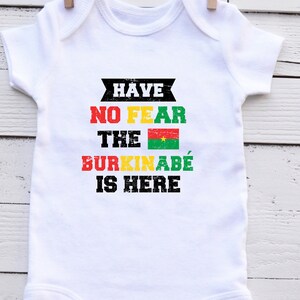 Burkina Faso Baby Onesie: Burkinabé Toddler Shirt