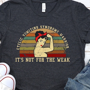 Cyclic Vomiting Warrior T-Shirt: CVS Awareness Support Gift