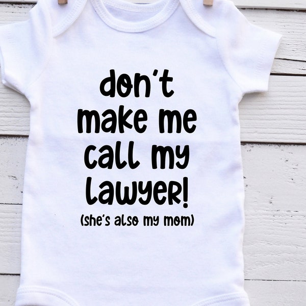 Lawyer Onesie / Lawyer Baby Gift / Lawyer Baby / Lawyer Baby Bodysuit / Lawyer Baby Shower / Attorney Baby / Lawyer Baby Outfit