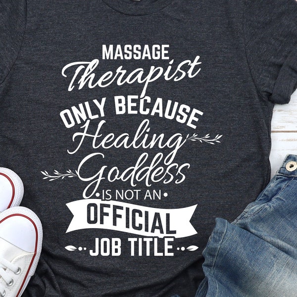 Massage Therapist Shirt Therapy T-shirt Therapists Shirts Gifts Assistant Tee Spa Tshirt Staff Expert Gift Services Birthday School T Shirt