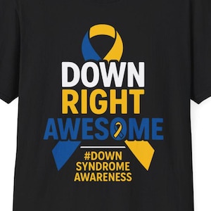 Maglietta per la consapevolezza della sindrome di Down: un regalo significativo per mamma o papà