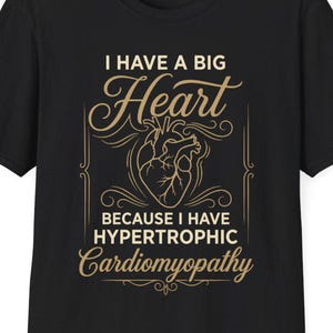 Cardiomyopia Shirt Hypertrophes Herz HCM Bewusstsein Kardiologie Geschenk Survivor Genesung