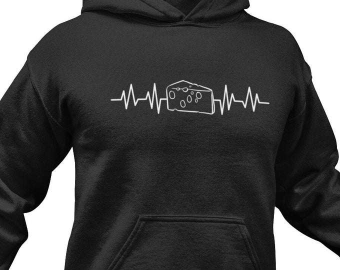 Käse Hoodie / Käse Geschenkidee für Sie & Ihn / Süßes Käse Liebhaber Sweatshirt / Käse Fan Pullover / Käse Pullover / Käse Kleidung