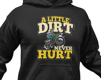 Dirt Bike Lover Hoodie: Funny Motocross Racing Gift