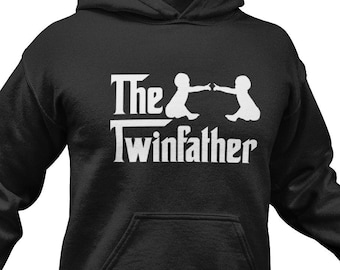 Funny Twin Dad Hoodie, Father's Day Gift