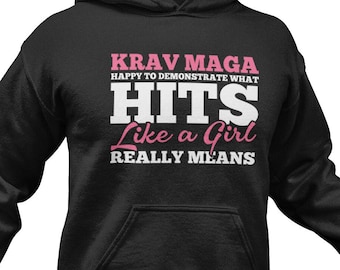 Funny Krav Maga Hoodie Gift Fighter Training Sweatshirt Self Defense Martial Arts Strength