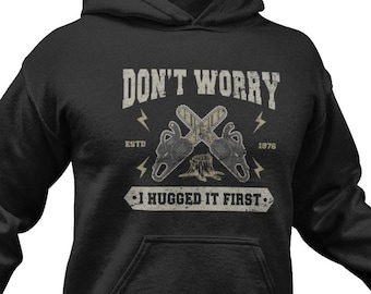 Logger Hoodie Forest Worker Chainsaw Lumber Sweatshirt Woodworker Outdoor Gift Logging Industry Trade