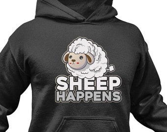 Sheep Hoodie / Funny Sheep Owner Gift Idea For Him & Her / Sheep Lover Sweatshirt / Cute Sheep Farmer Sweater / Lamb Pullover / Clothing