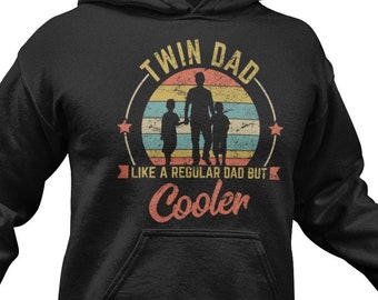 Funny Twin Dad Hoodie: Father's Day Gift, Comfort Fit