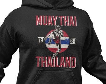 Muay Thai Hoodie: Thai Boxing Martial Arts Pullover