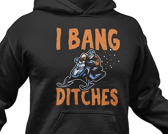 Funny Snowmobile Hoodie: Snocross Winter Sports Apparel
